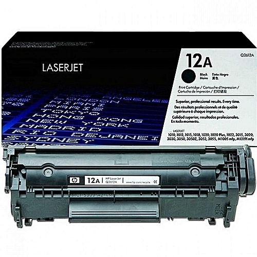 HP Black Printer Cartridges Q2612A