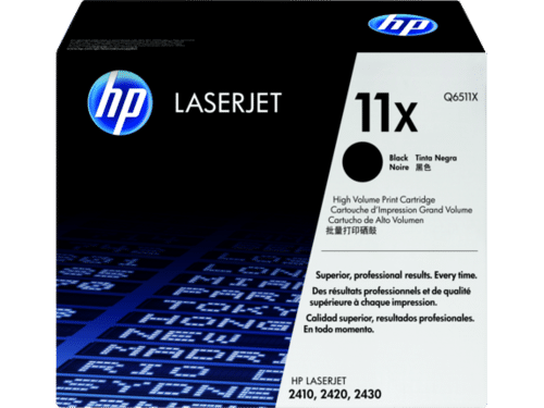 HP 11X | Q6511X | Toner Cartridge | Black | High Yield