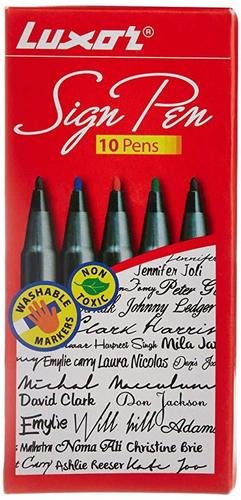 Luxor Sign Pen(10 Pcs)