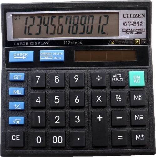 Citizen CT-512 Basic Calculator  (12 Digit)